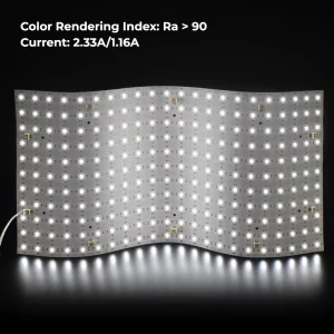 Ultra Slim 28W LED Panel Light 490mm 245mm Flicker Free Surface Mounted Fixture for Kitchen Cabinets Workspaces LED Light Sheet