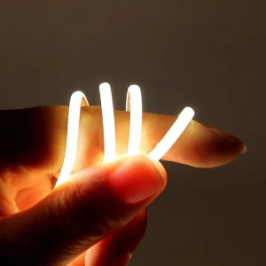Ultra Slim 5mm COB LED Strip 12V 24V 400LEDs M CRI90+ Dot Free Seamless Flexible Tape for Cabinet Showcase Hidden Decoration