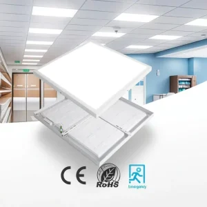 Ultra Slim 600x600mm RGB+CCT LED Panel Light with Voice Control, Recessed Ceiling Light for Offices and Hotels