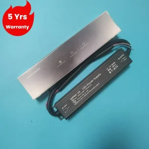 Ultra-Slim Low-Ripple IP67 IP68 Constant-Voltage LED Transformer 36W-200W