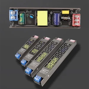 Ultra Thin 35mm Width 110v 220v AC DC 12v 24V 8.3A Single Output Led Strip Power Supply SMPS Led Lighting Transformer