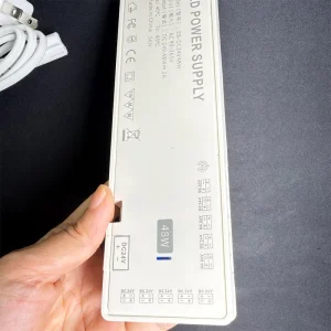 Ultra-Thin 48W LED Driver DC24V Constant Voltage Power Supply Dupont Interface for Cabinet and Closet Light