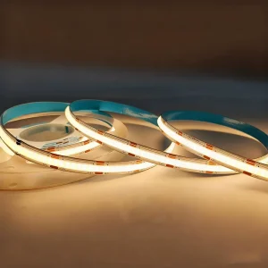 Ultra Thin 5V Dual Color Temperature 2700K-6500K Flex Strip Lighting USB Decorative 7W COB LED Strip