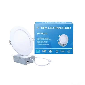 Ultra Thin 9W 12W Dimmable LED Recessed Ceiling Light Slim Aluminum Pot Light 4/6 Inch