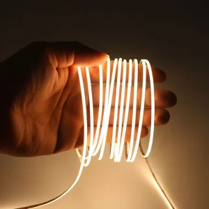 Ultra Thin Cri 90 2.7mm 400led m Free Cut Flexible Dotless Cob Led Strip Light White 6000K 4000K 3000K 5v 12v 24v Cob Led Strip