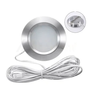 Ultra-Thin DC 12V 3W LED Cabinet Downlight Aluminum Shell Dimmable Neutral Warm White