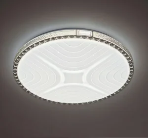 Ultra-Thin Dimmable LED Ceiling Light, 24W/36W/120W, Acrylic, Iron Base, Bedroom