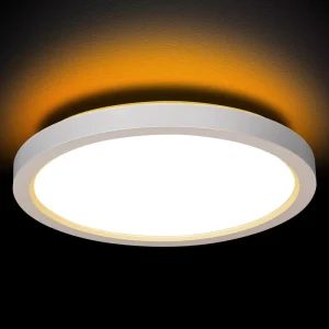 Ultra-Thin Dimmable LED Ceiling Panel Light, 120V, 3CCT, Damp Location, ETL/cETL