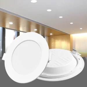 Ultra Thin Indoor Home Office Mall Commercial 6W 12W 18W 24W Square LED Panel Lamp