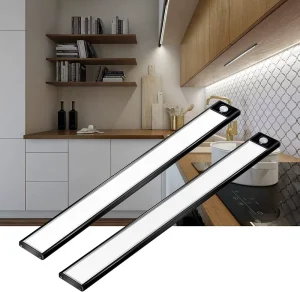Ultra-Thin LED Motion Sensor Light Strip for Indoor Kitchen Cabinet Closet and Bathroom Lighting