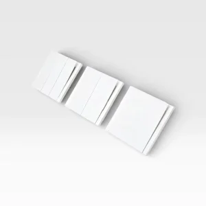 Ultra-Thin Push Button EU 1 Gang 1 Way 10A PC Wall Switch