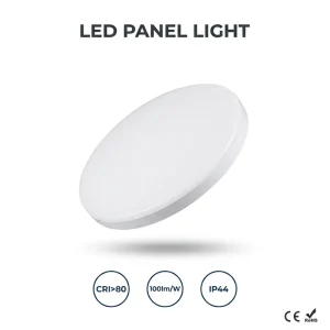 Ultra Thin Round LED Panel Light Recessed Ceiling Light for Home Office