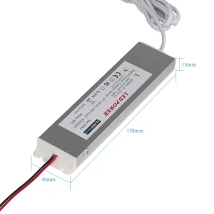 Ultra-Thin Waterproof LED Switching Power Supply DC24V Lighting Transformers 36W AC110-240V Constant Power Drive for LED Strips