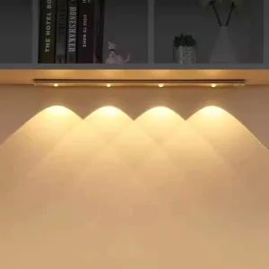 Ultra-Thin Wireless LED Cabinet Light 20cm 30cm 40cm 60cm for Home Kitchen PIR Motion Sensor
