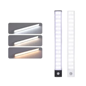 Ultra-Thin Wireless USB LED Cabinet Light with Motion Sensor, Kitchen Bedroom Wardrobe Night Light
