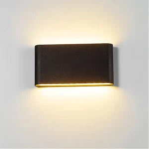 Ultra thin Outdoor Waterproof Wall Lamp Long Strip Landscape Decor Wall Light for Terrace Corridor Villa and Courtyard