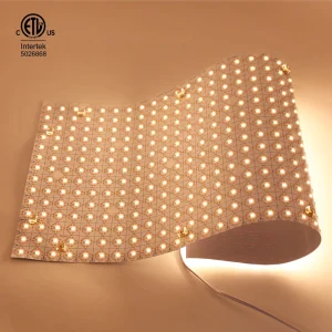 Uniform Transparent White LED Backlight Sheet High Density Flexible Panel for Onyx Countertops and Walls