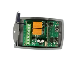 Universal 433MHz RF Remote Control Receiver Automatic 2 Channel Wireless Garage Gate Door 433.92Mhz Rolling Code Receiver