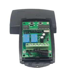 Universal Garage Door and Gate Remote Control 2-Channel 433.92 MHz RF Fixed Code ABS 4-Button 100m Range