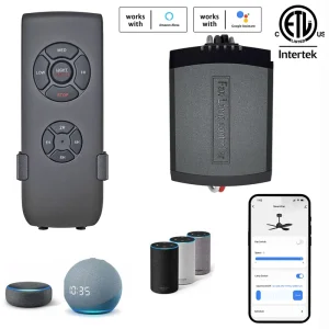 Universal JF-018-WiFi Wireless Remote Control Switch Kit for Ceiling Fans, 30 m Range