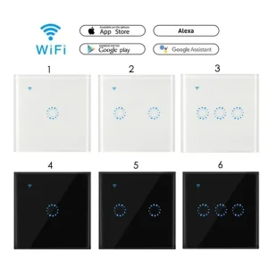 Universal WiFi Smart Light Switch Neutral Optional Remote Voice Control