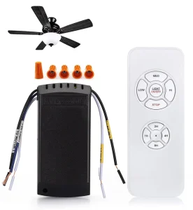 Universal Wireless Ceiling Fan Remote Control Kit and Switch