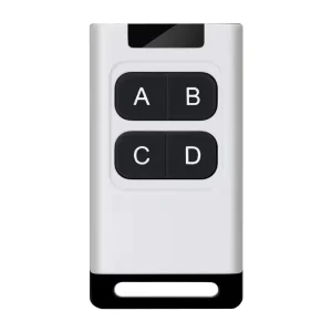 Universal Wireless RF Remote Control 315MHz/433.92MHz 4-Channel Learning Code EV1527 for Garage Door