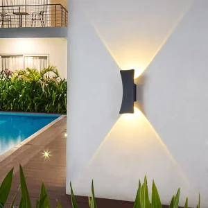 Up and Down Waterproof IP65 6W LED Wall Lamp Aluminum Wall Mounted Garden Porch Lights for Home