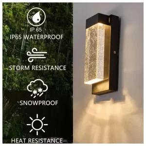 Up or Down Stainless Steel Material 10W AC Hardwire LED Outdoor Wall Lamp Exterior IP65 Waterproof Wall Lamp for Garden Villa