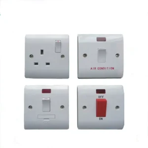 V Series British Style Wall Switch and Socket
