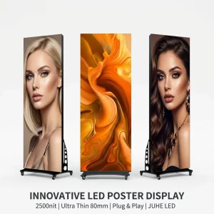 Vertical LED Digital Signage Floor-Standing Commercial Advertising Player P1.25 P1.538 P2 LED Display Screen