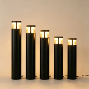 Villa Garden Park Courtyard LED Modern IP65 Landscape Column Light Outdoor Aluminum Lawn Lighting