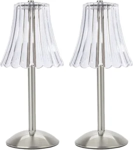 Vintage Cordless Table Lamp with Rechargeable Function and Color Choices for Bedroom Dining Table Nightstand Light