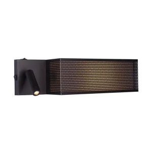 Vintage Metal Wall Lamps for Bedroom Bronze Integrated LEDs Wall Light Fixture