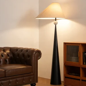 Vintage Modern Minimalist Living Room Floor Lamp High End Art Design Medium White