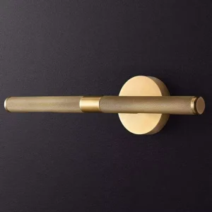 Vintage Solid Brass Wall Sconce for Bathroom Corridor and Restaurant Industrial Black Gold Wall Lamp
