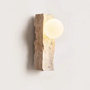 Vintage Wabi Sabi Style Bedside Wall Lamp High Retro Style Homestay Wall Lighting Fixture for Living Room