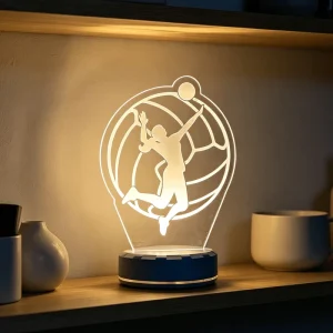 Volleyball Sports Game Souvenirs 3D Table Lamp USB LED 3D Night Light Novelty Gift Decorative Smart Indoor Lamp