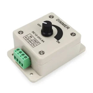 Voltage Regulator DC DC Voltage Stabilizer 8A Power Supply Adjustable Speed Controller DC 12V LED Dimmer