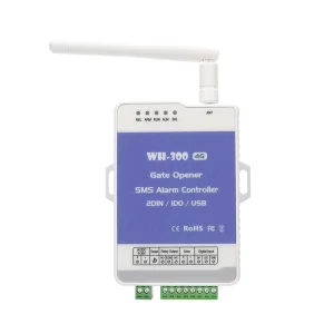 WH-300 4G GSM ABS 1-Channel Remote Switch Controller Relay with 2 Digital Inputs and Horn Alarm
