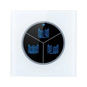 WIFI Automatic Touch Tempered Glass Panel Smart Garage Door Switch APP Wireless Remote Control Made in China