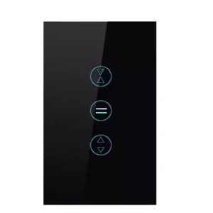 WIFI IP65 Smart Curtain Touch Switch 10A 240V Waterproof Glass Roller Shutter Wall Mounted Switch Remote Voice Control Alexa