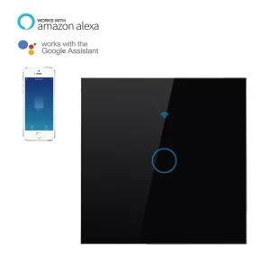WIFI+BLU Smart Touch Switch UK EU 1 2 3 4 Gang Tuya Wall Light Switches Waterproof Remote Voice Control by Alexa Google Home