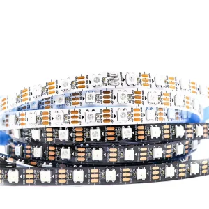 WS2811 WS2812B 2815IC Programmable RGBIC LED Strip 5V/12V 30/60/96/144 LEDs