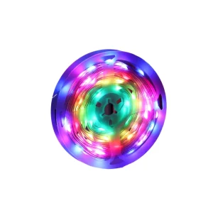 WS2812 Dream Color Smart LED Strip Light 30 RGB LEDs M 5V Input Voltage WiFi App Remote Control for Copper Landscape Warehouses