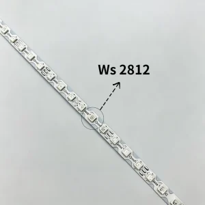 WS2812 S-Shape Pixel RGB LED Strip 120 LEDs/m SMD 3535 DC 5V Addressable Digital LED Strip Light for Neon Signs and Channel Letters