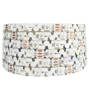 WS2812 SK6812 S Type 5V 12V Addressable LED Strip 60 84LEDs m RGB Pixel IC Bendable Light Tape Smart 6mm PCB 3535 5050 Narrow