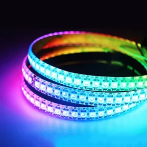 WS2812 Smart Strip Light 60LEDs 144LEDs 5V 5050 RGB Dream Color IC Individual Digital Addressable Pixel RGBIC LED Strip Lights