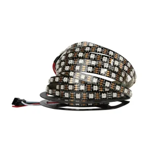 WS2812B Individually Addressable LED Pixel Flexible Strip Light 1m 144 60 30LEDs 5050 RGBIC SMD USB App Control Copper