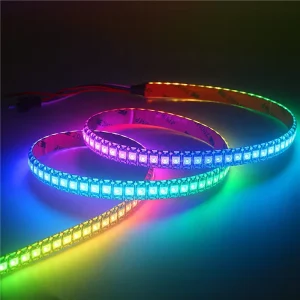 WS2812B LED Strip Light 144 LEDs 5V 5050 RGB IC Individual Digital Addressable Pixel Strip